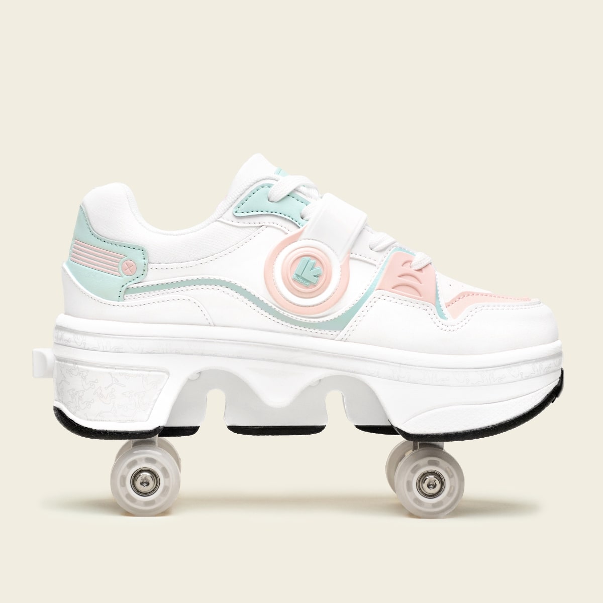 White roller shoes