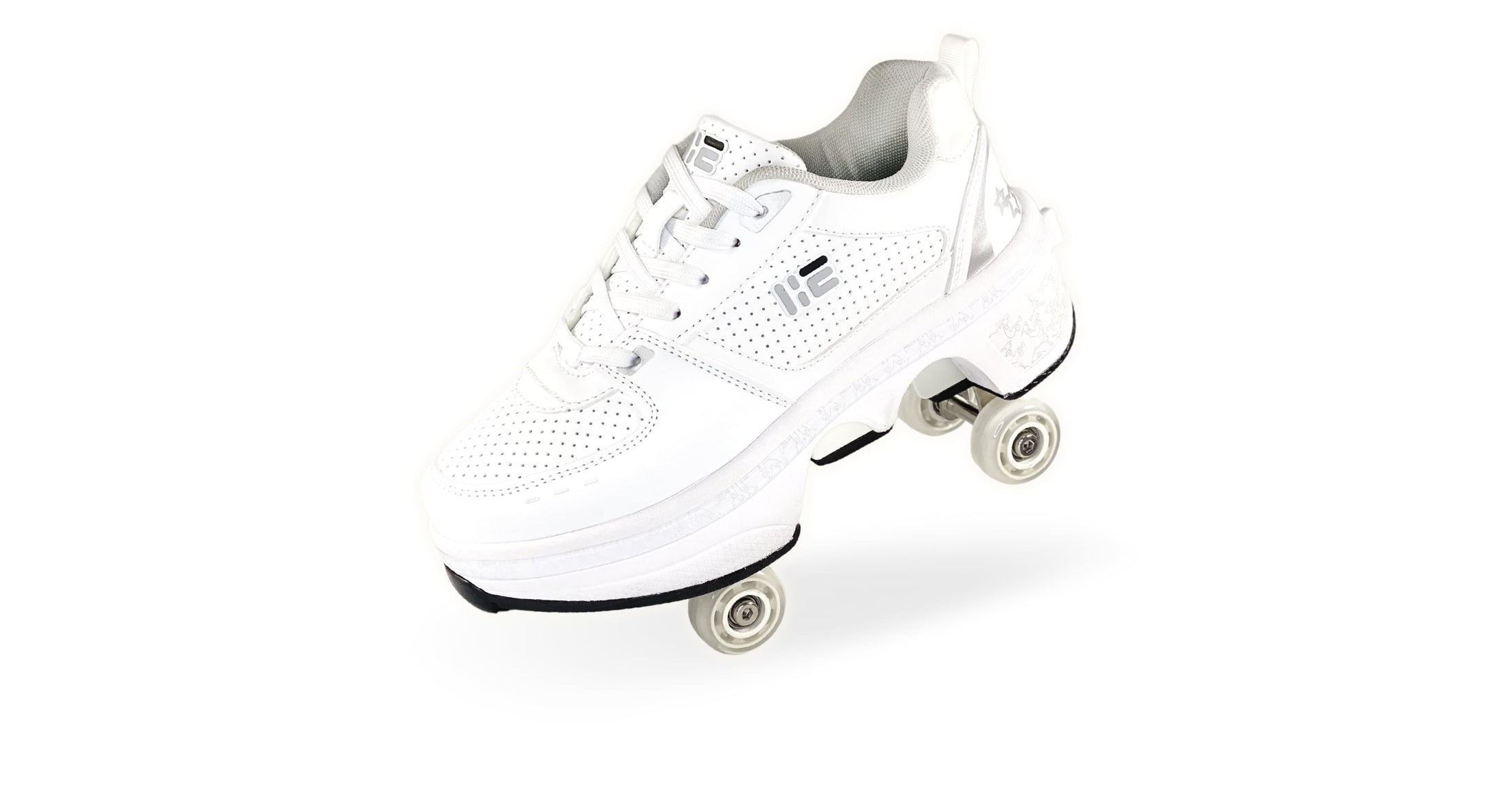 Roller Shoes 2 in 1, Liekick - Classic White (Kid's)