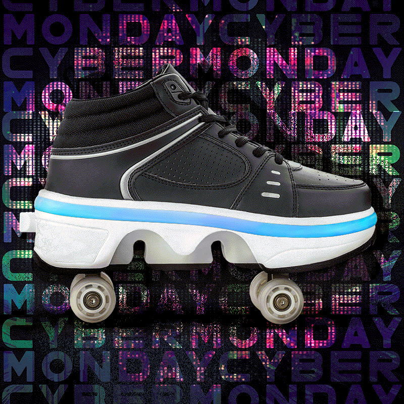 Roller skate shoes with lights hotsell