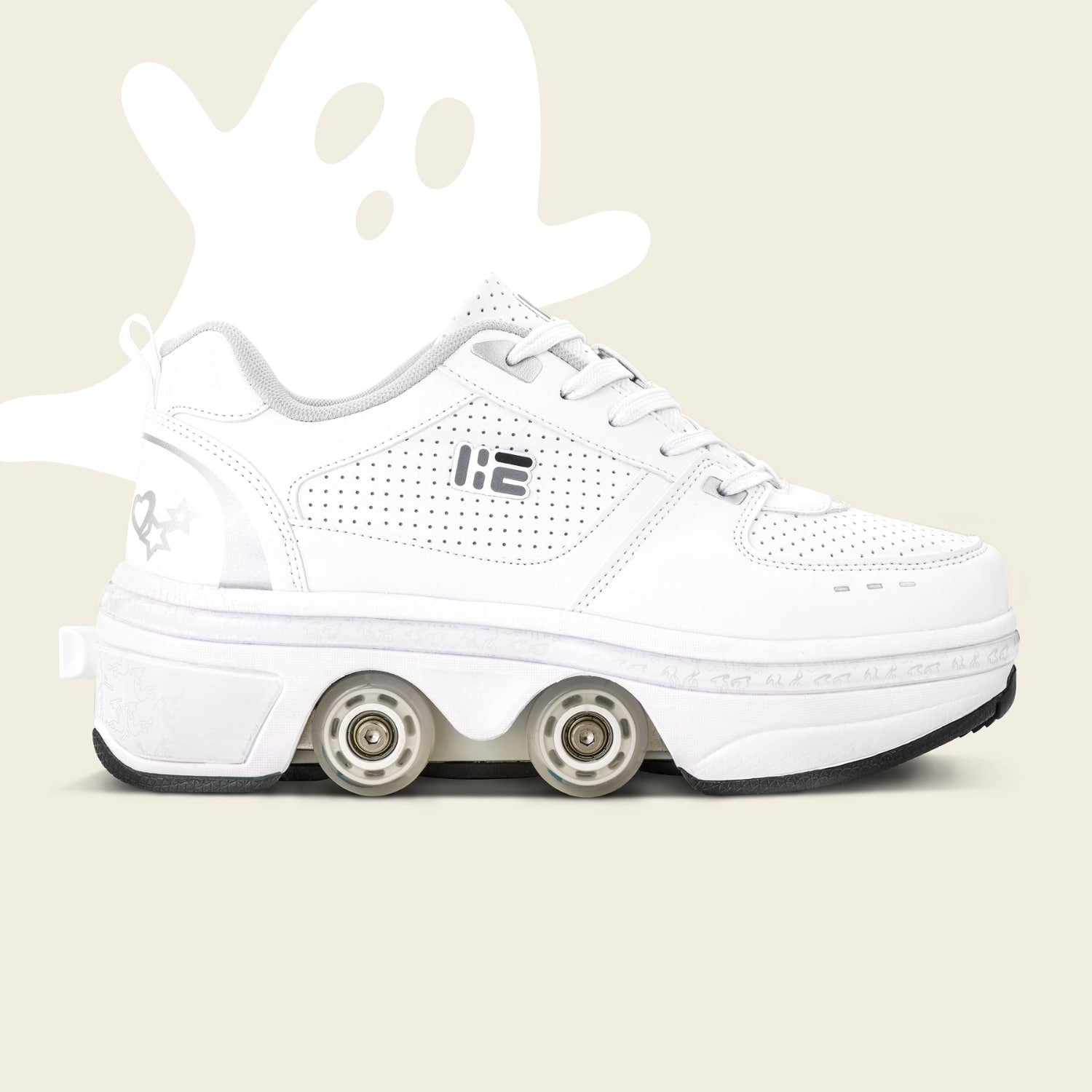 Roller Sneakers in 1, Liekick Classic White (Women's)