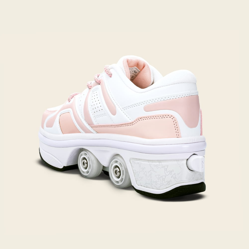 Bouton au talon des chaussures Auro LED pour femme, changement en une pression